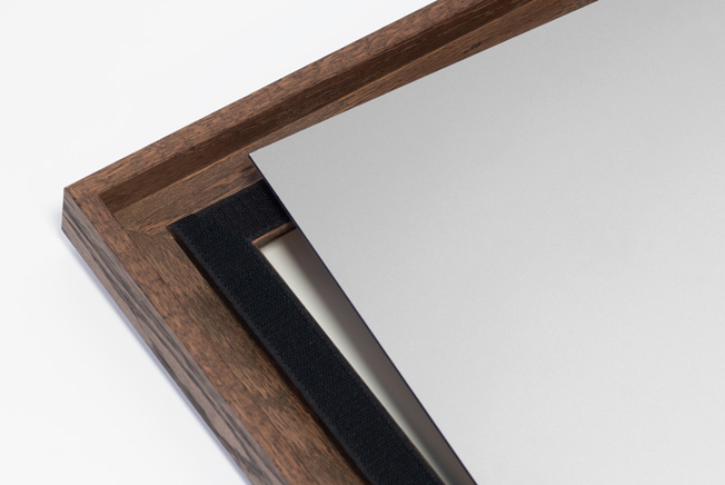 Caisse américaine bois noyer velcro