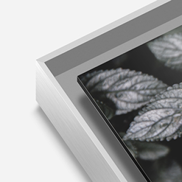 Caisse américaine aluminium argent