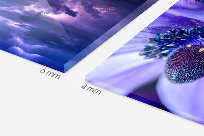 compositions du verre acrylique pour imprimer vos photos