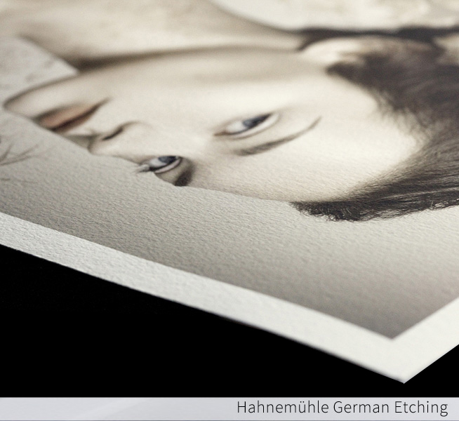 Tirage sur papier Hahnemuhle German Etching Papier Hahnemuhle German Etching